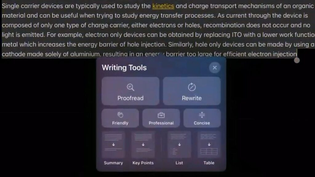 Apple Intelligence-Powered Writing Tool Might Outperform Similar AI Tools by Samsung’s Galaxy AI