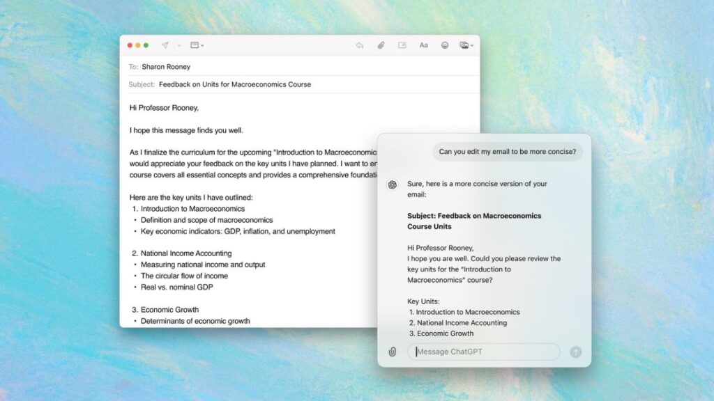 ChatGPT App for macOS Gets New Update, Enables Multitasking via Companion Window